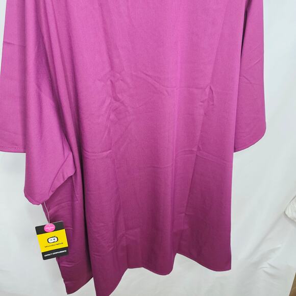 Wonder Wink Women's 4-Pocket V-Neck Short Sleeve Scrub Top #6319 Wine Color 5XL - Picture 15 of 15